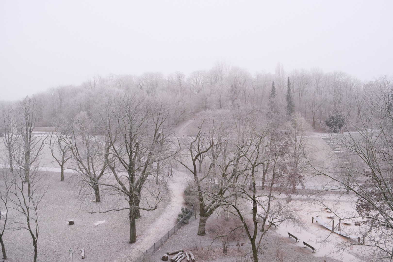 Parkblick (Winter)