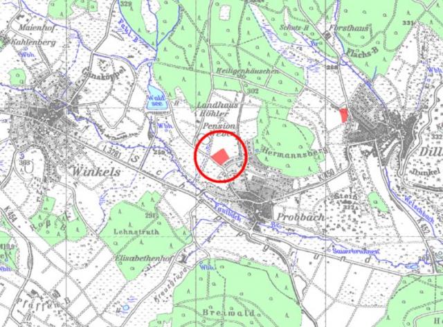 Wohngebiet Ober der K�hwies / Zum Sportplatz