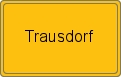 Ortsschild von Trausdorf
