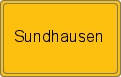 Ortsschild von Sundhausen
