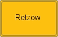 Ortsschild von Retzow