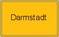 Ortsschild von Darmstadt