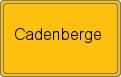Ortsschild von Cadenberge
