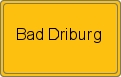 Ortsschild von Bad Driburg