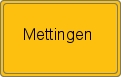 Ortsschild von Mettingen