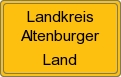 Ortsschild von Landkreis Altenburger Land