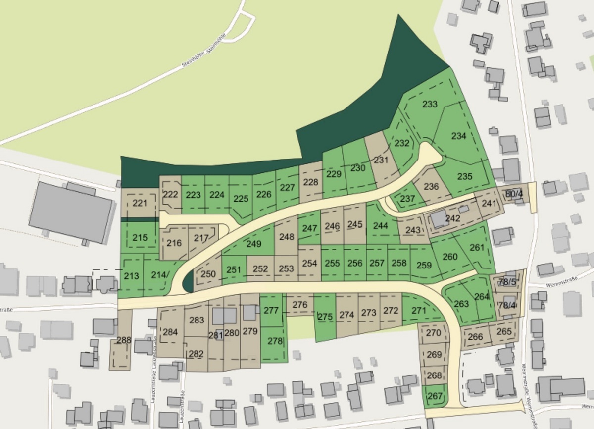 Wohngebiet Michaelstraße / Lauzenstraße