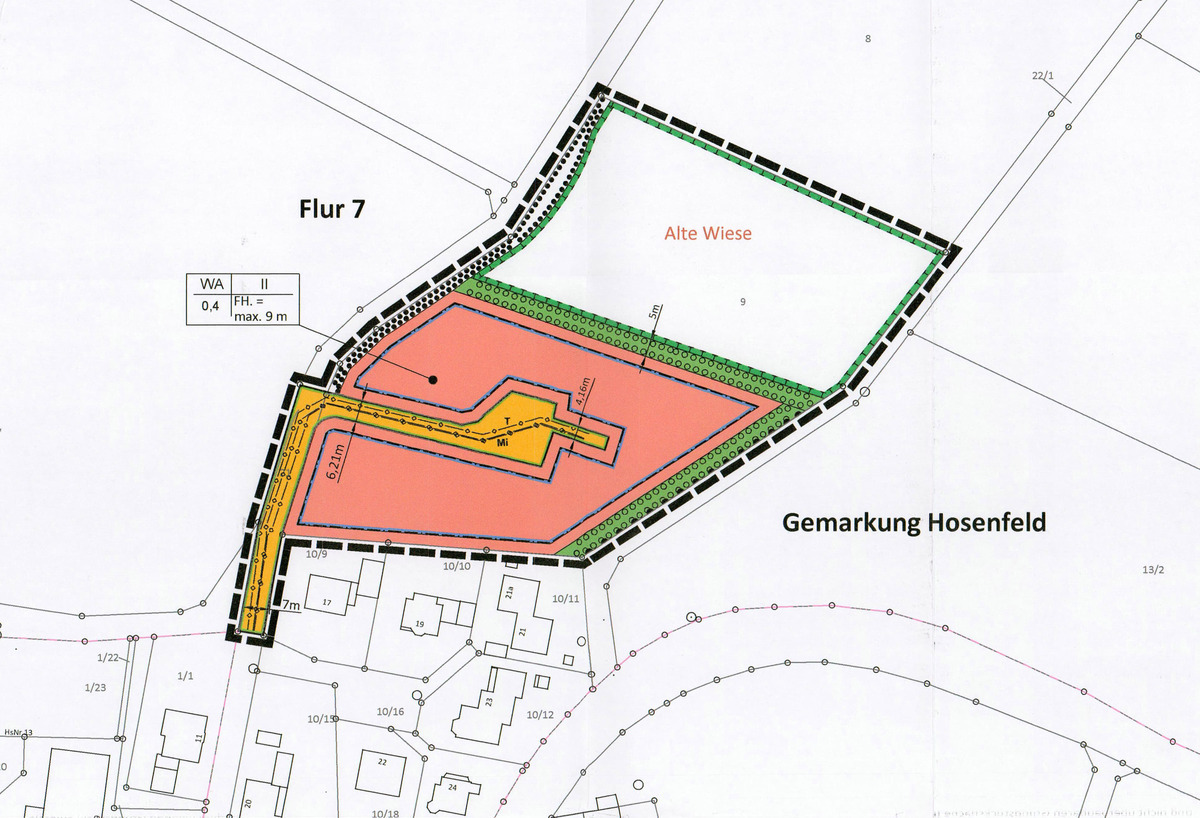 Auszug B-Plan