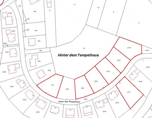 Wohngebiet »Hinter dem Tempelhaus«