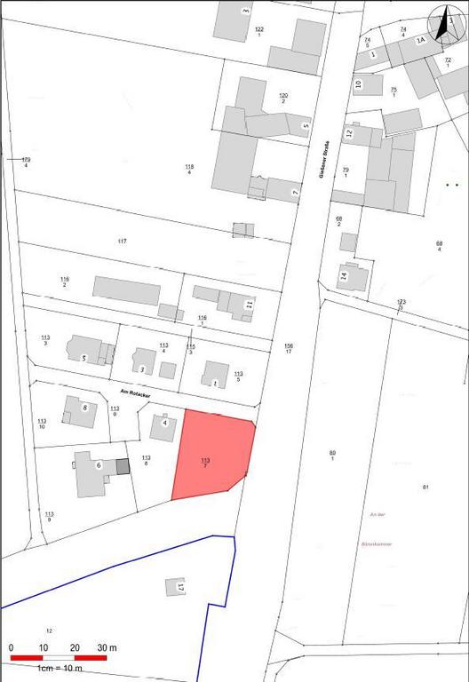 Bauplatz Nr. 113/7 im Wohngebiet Am Rotacker