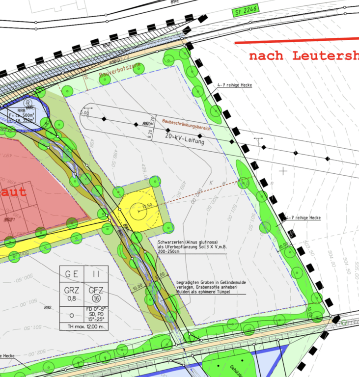 Bauplatz Nr. 882 im Gewerbegebiet Fischhausweg