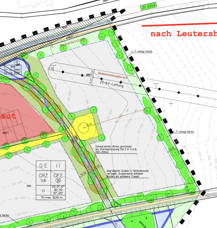 Bauplatz Nr. 882 im Gewerbegebiet Fischhausweg