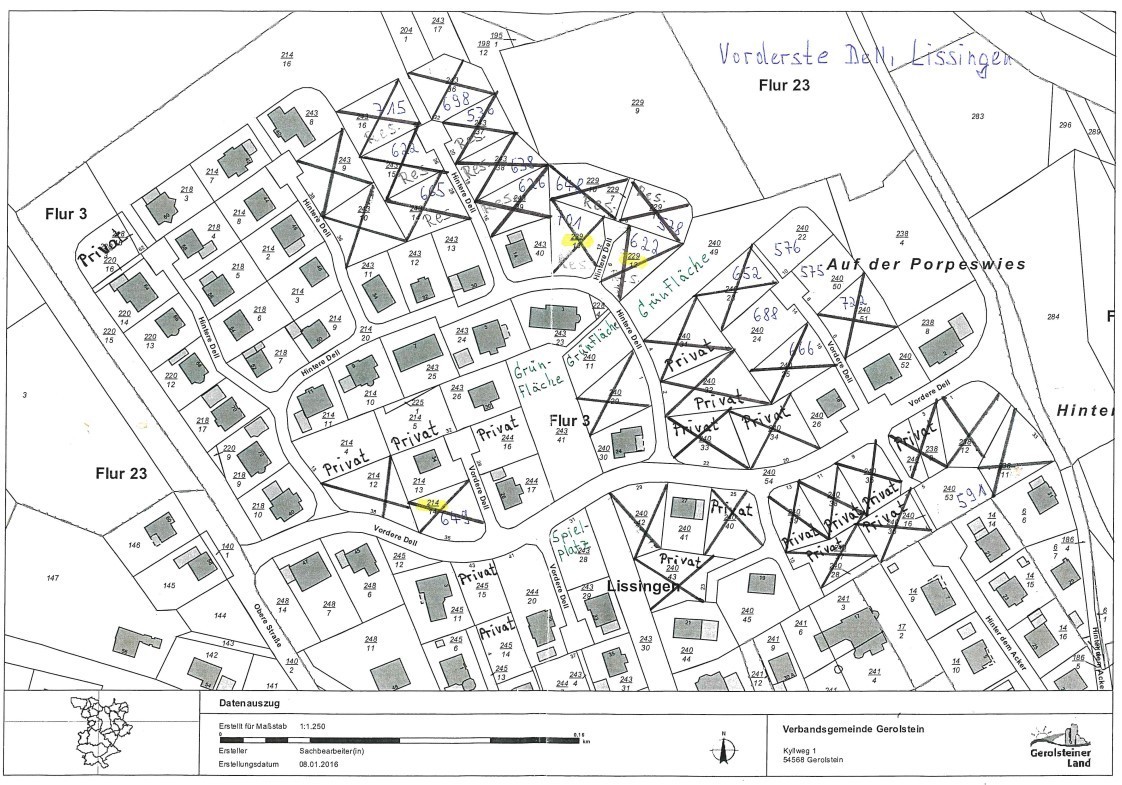 Wohngebiet »Lissingen - Vorderste Dell«