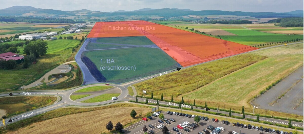 Gewerbe- und Industriegebiet »GEWERBEPARK kassel airport«