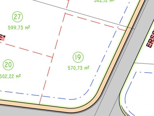 Bauplatz Nr. 19 im Wohngebiet Bildacker