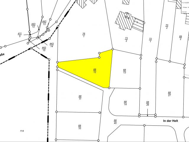 Bauplatz Nr. Flur 6 Nr. 68/12 im Wohngebiet Hinter der Kirche