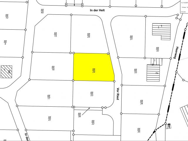 Bauplatz Nr. Flur 6 Nr. 68/24 im Wohngebiet Hinter der Kirche