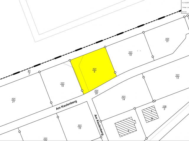 Bauplatz Nr. Flur 15 Nr. 101/9 im Wohngebiet Hinter der Hohmark