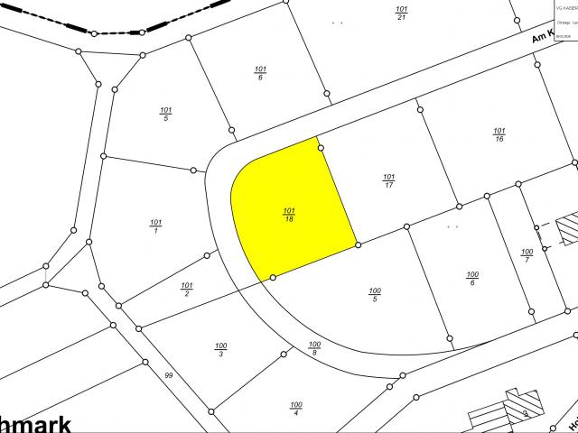 Bauplatz Nr. Flur 15 Nr. 101/18 im Wohngebiet Hinter der Hohmark