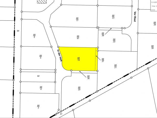 Bauplatz Nr. Flur 6 Nr. 68/19 im Wohngebiet Hinter der Kirche
