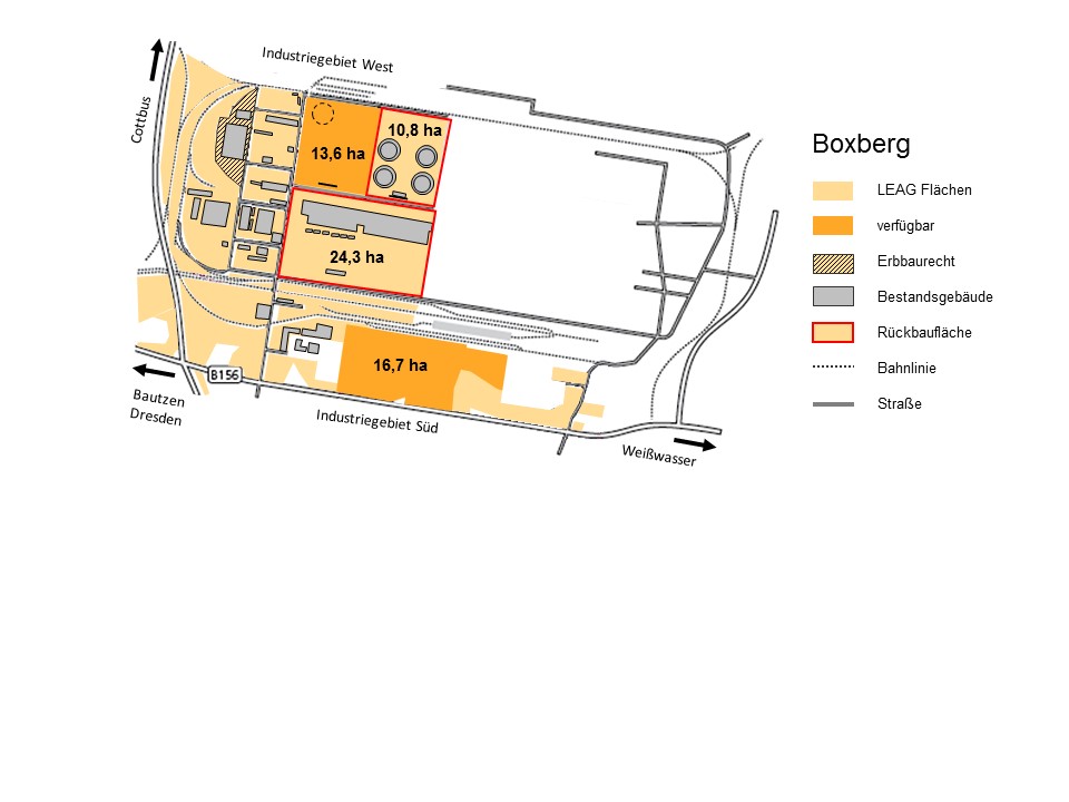 Gewerbegebiet »Industrie- und Gewerbegebiet Boxberg (West, Süd)«