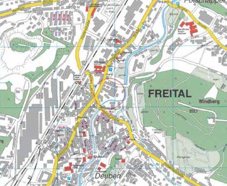 Gewerbegebiet »neues Stadtzentrum - Freital«