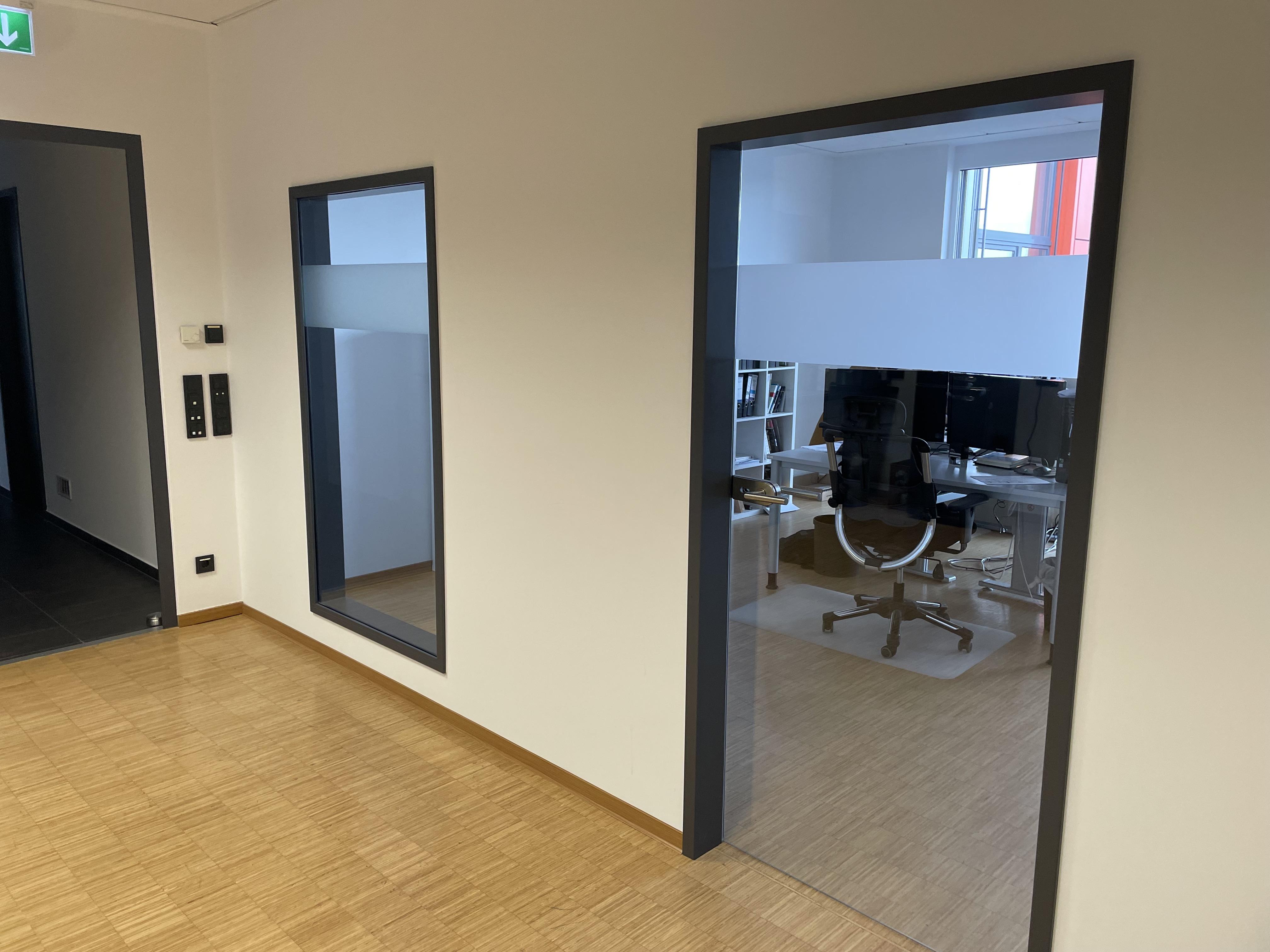 Blick ins Büro 1 vom 190 m2 Büro im 2. OG nach dem Umbau