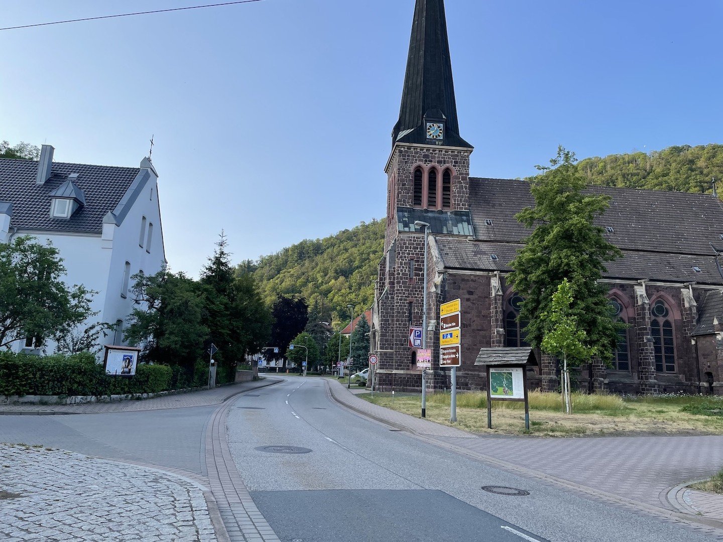 Ilfeld alte Kirche Stadtkern