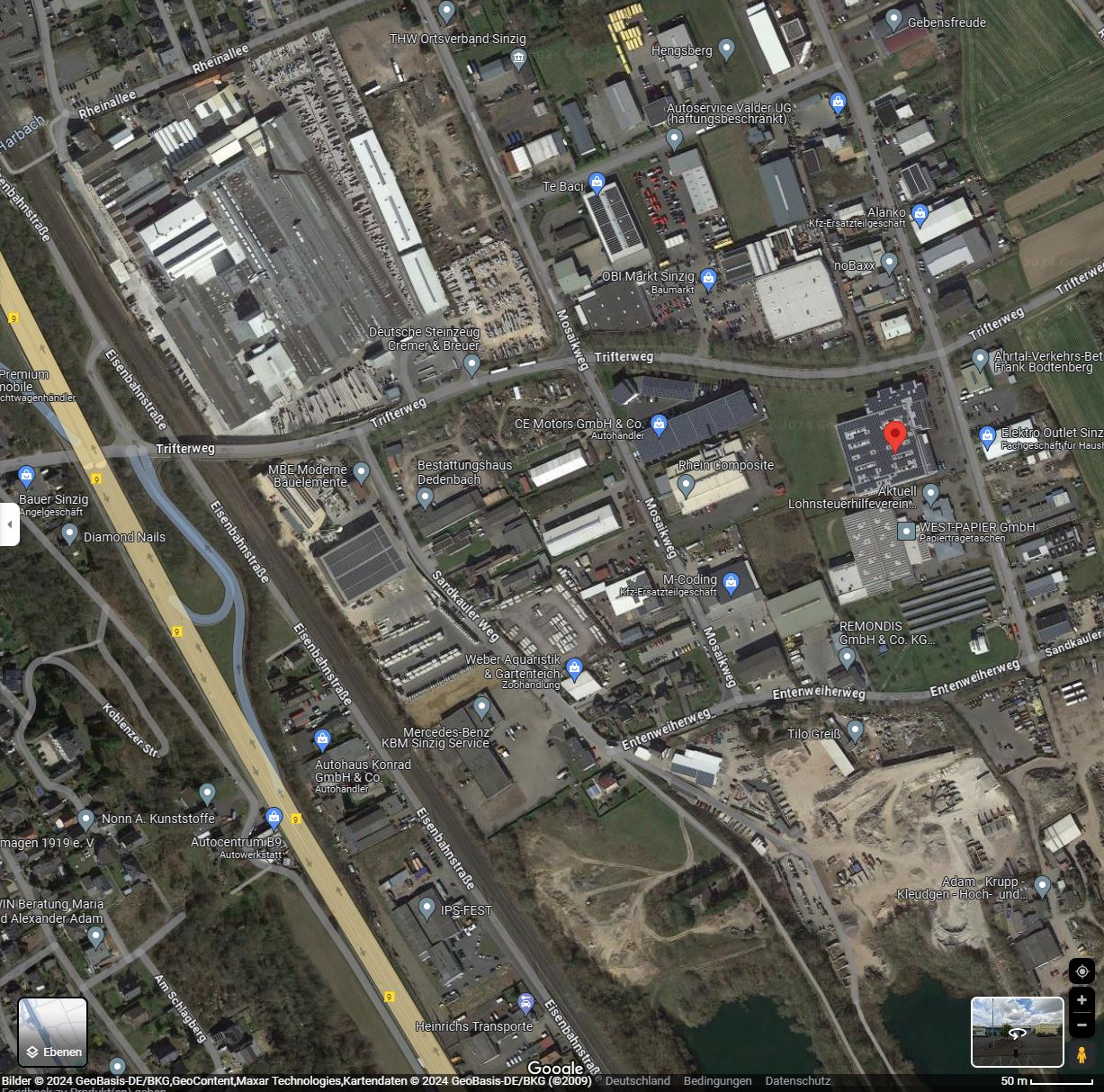 Luftbild Google Maps