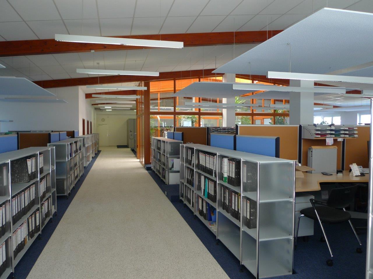 Open Space Bürofläche im Erdgeschoss
