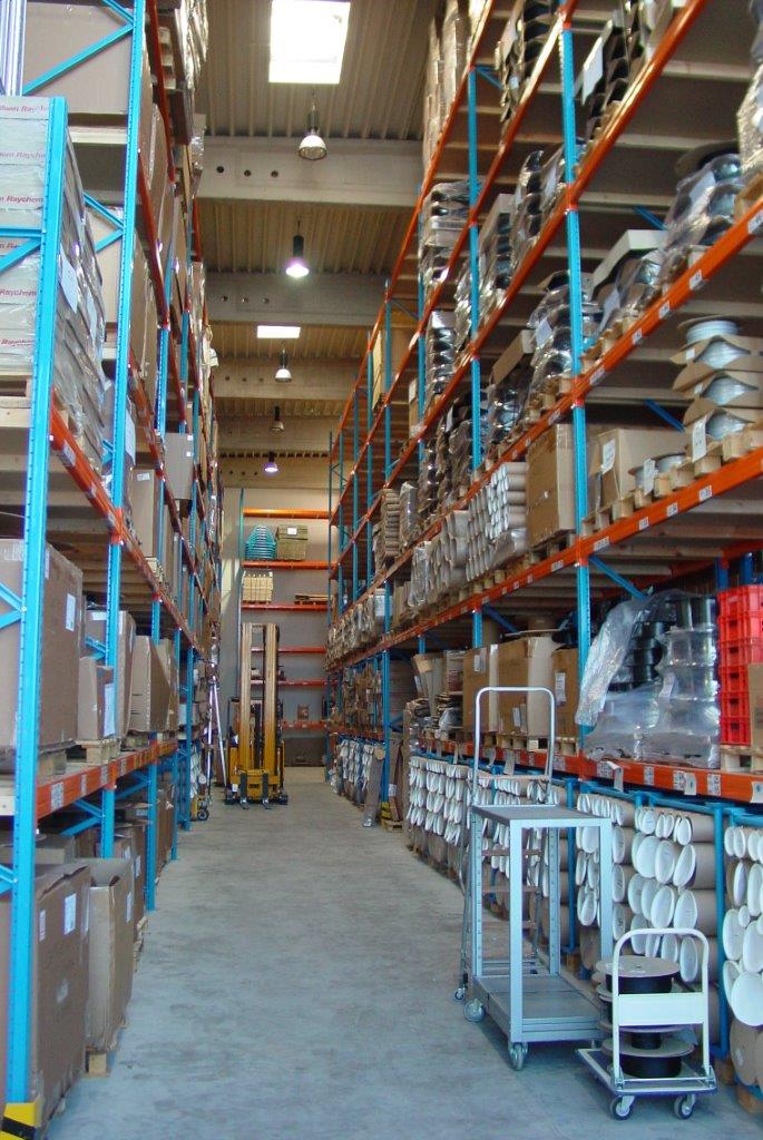 Logistik - Hochregale über 7 Ebenen
