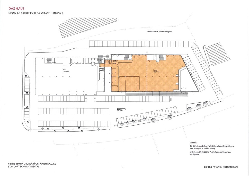 Haus Grundriss Variante 1