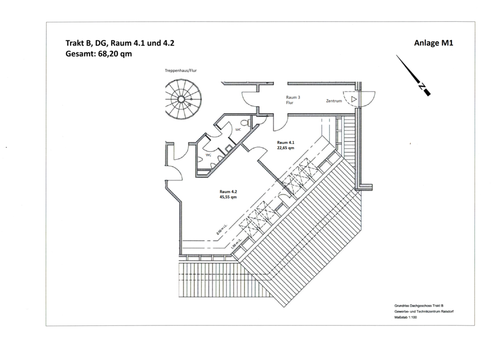 Grundriss 68,20 qm