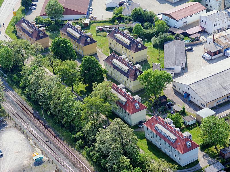 Fläche im Gewerbegebiet mit ehem. Wohnhäusern (bereits abgerissen)