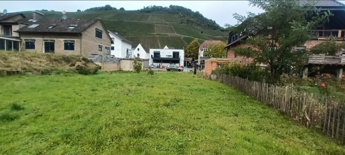 Blickrichtung zur Straße 