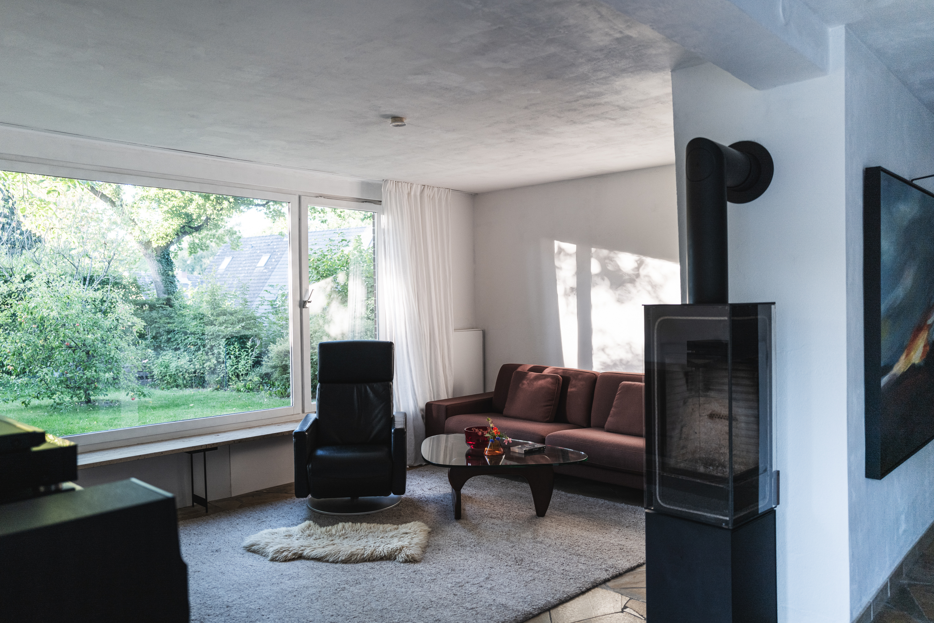 Abendlicht Kaminzimmer