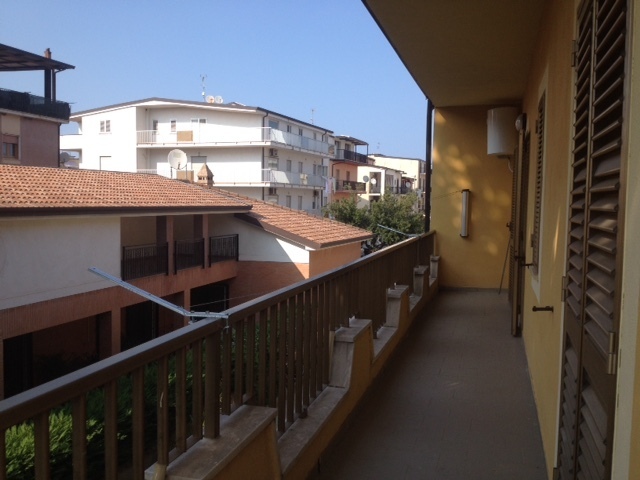 Blick auf einen der Balkone