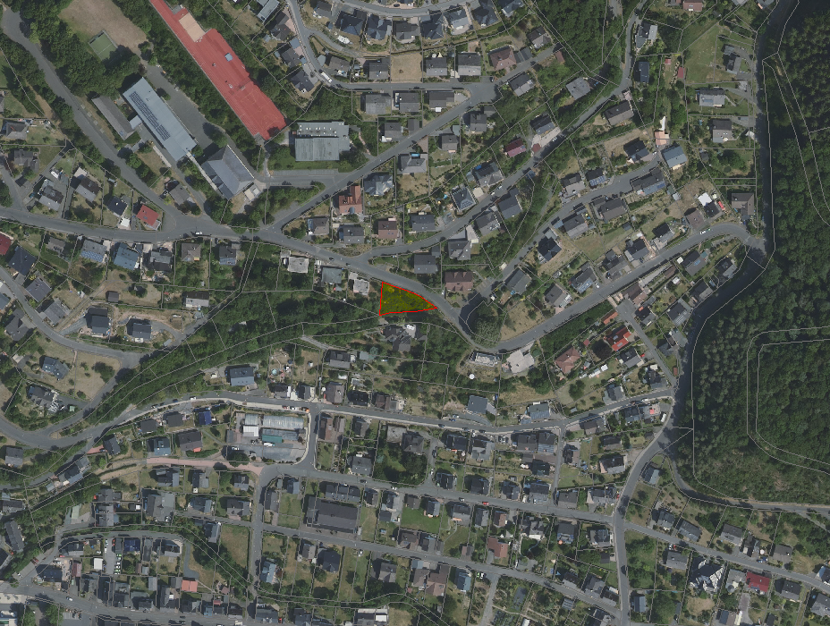 Luftbild mit Kataster, Fünf Linden, 57567 Daaden (Übersicht).png