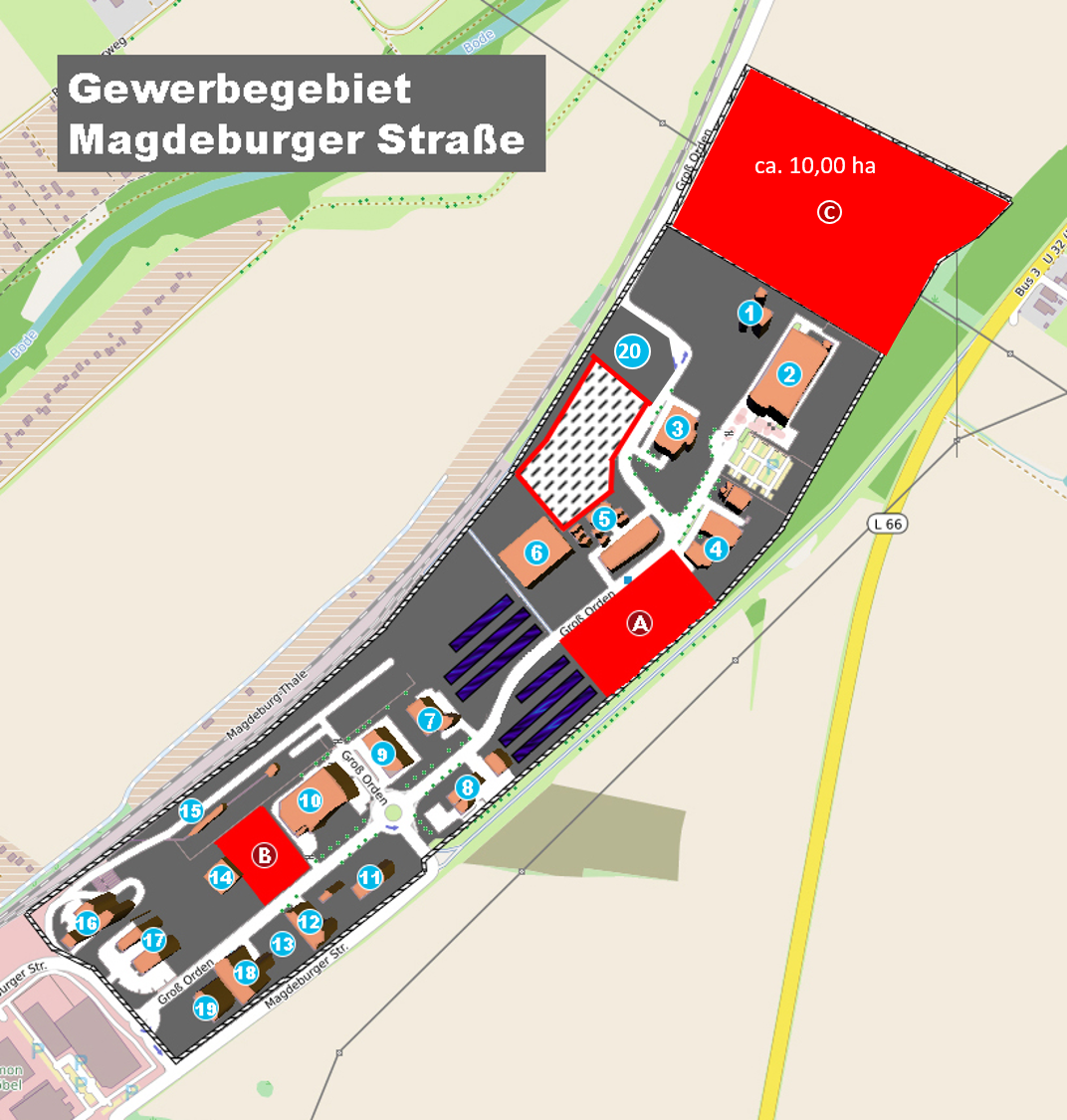 Gewerbe- und Industriegebiet Magdeburger Straße - Fläche A