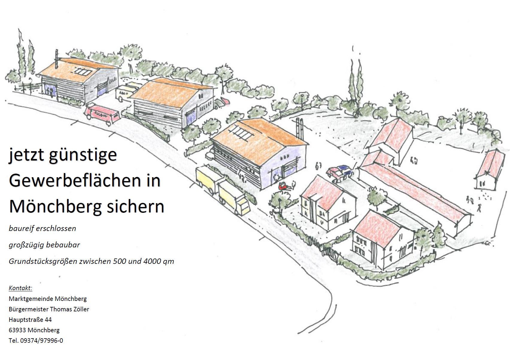 Bauplatz für Wohn- und Gewerbenutzung in 63933 Mönchberg