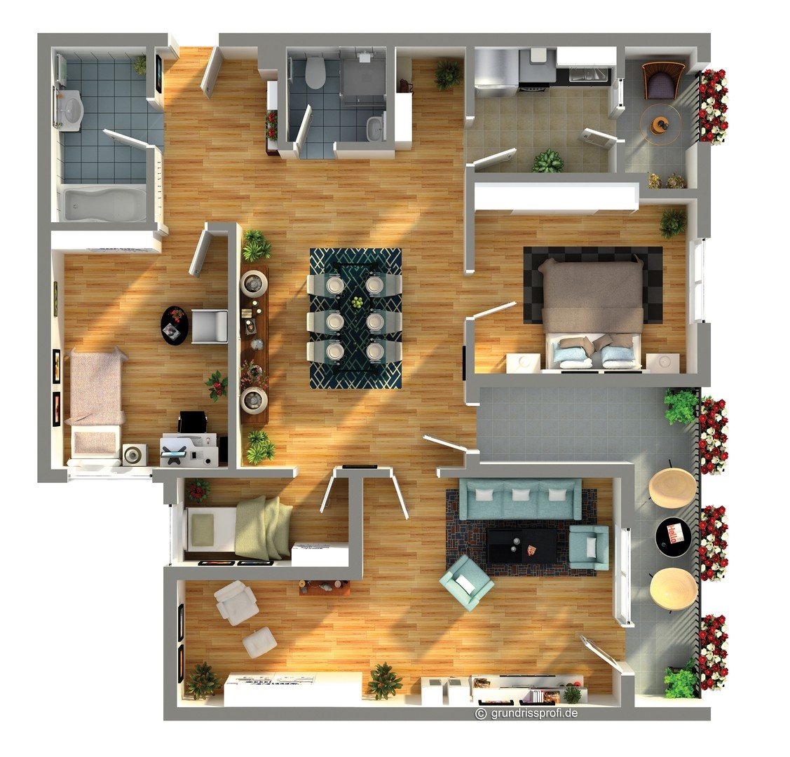 Familienfreundliche Eigentumswohnnung 3,5 Zimmer und zwei Balkonen