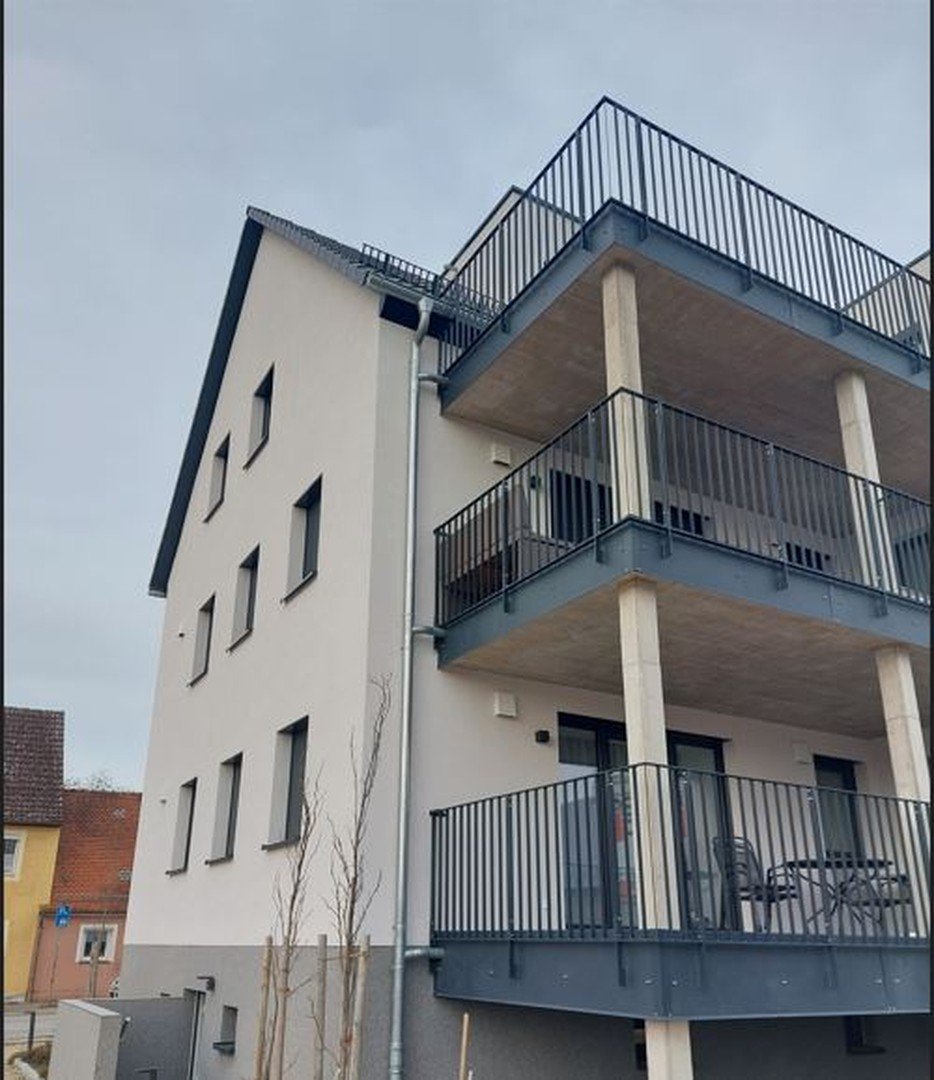 Moderne 2-Zimmer-Wohnung in Wassertrüdingen bei Ansbach: Neubau mit energieeffizienter Ausstattung
