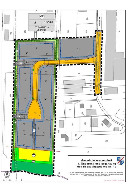 Wankendorf: Erweiterung Gewerbegebiet an der A21