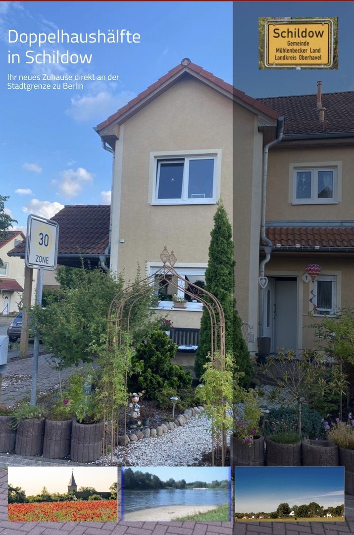 Doppelhaushälfte in Schildow direkt an der Berliner Stadtgrenze