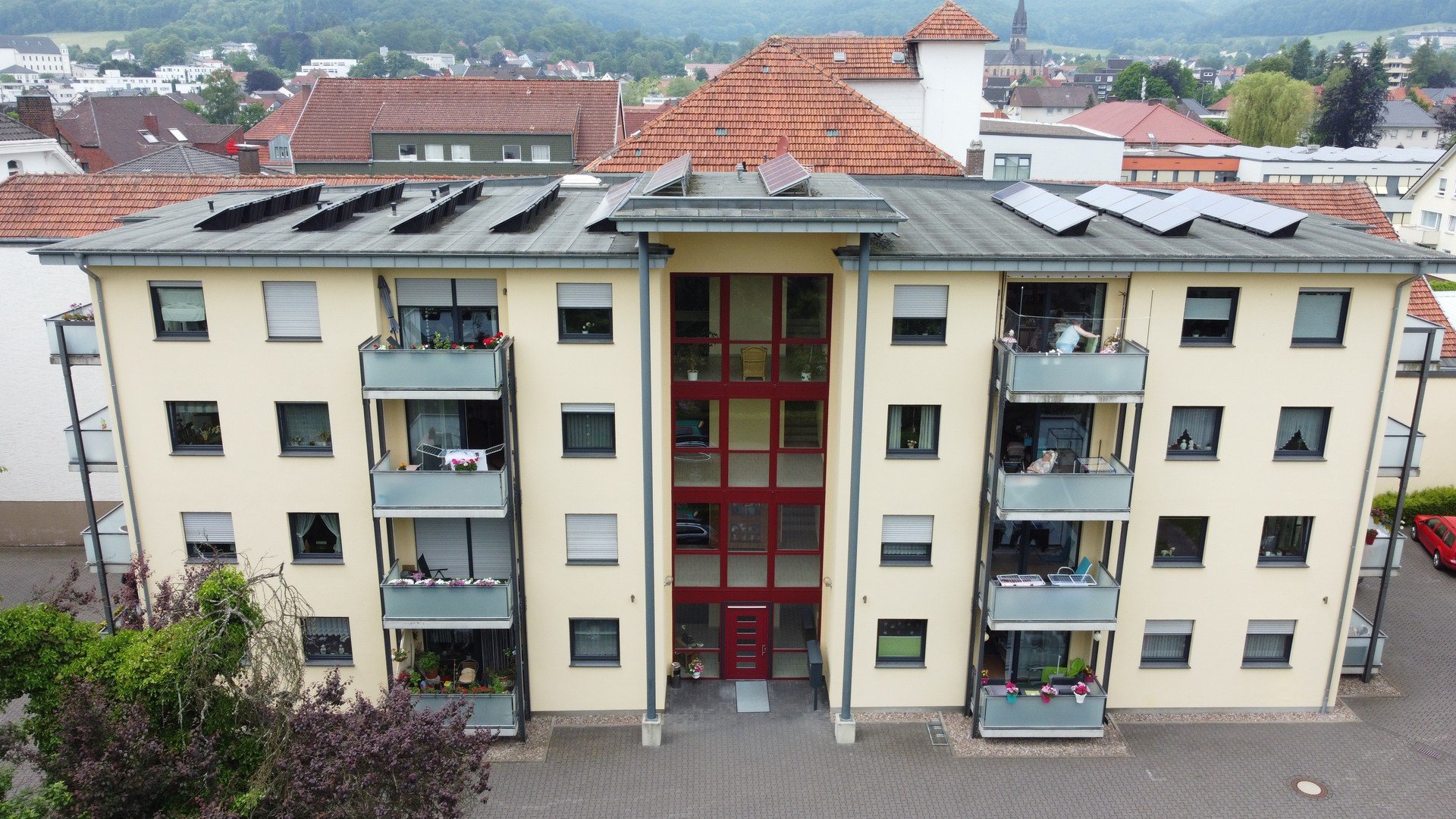 Wohnpark für Senioren aus 28 WHG barrierefreies Wohnen in Bad Driburg