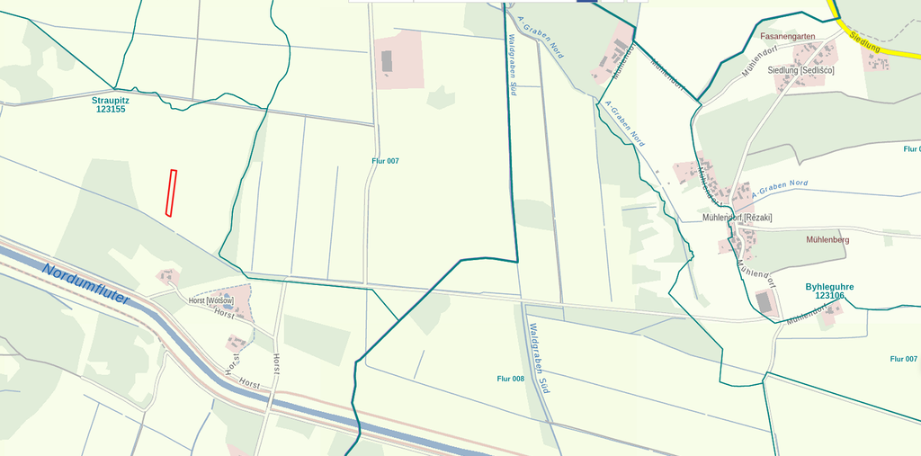 Landwirtschaftsfläche in Straupitz