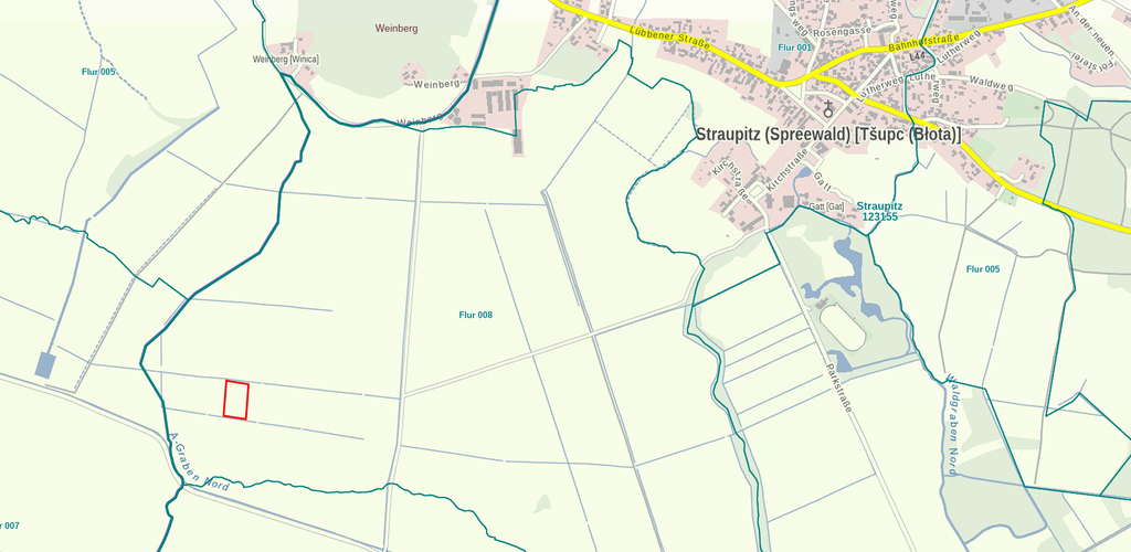 Landwirtschaftsfläche in Straupitz