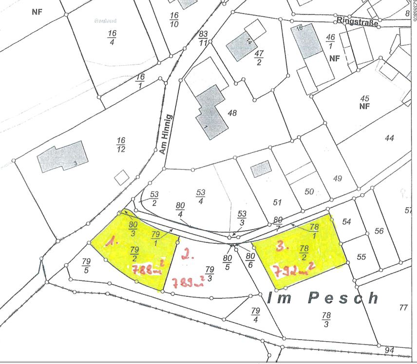 Neubaugebiet der Ortsgemeinde Filz