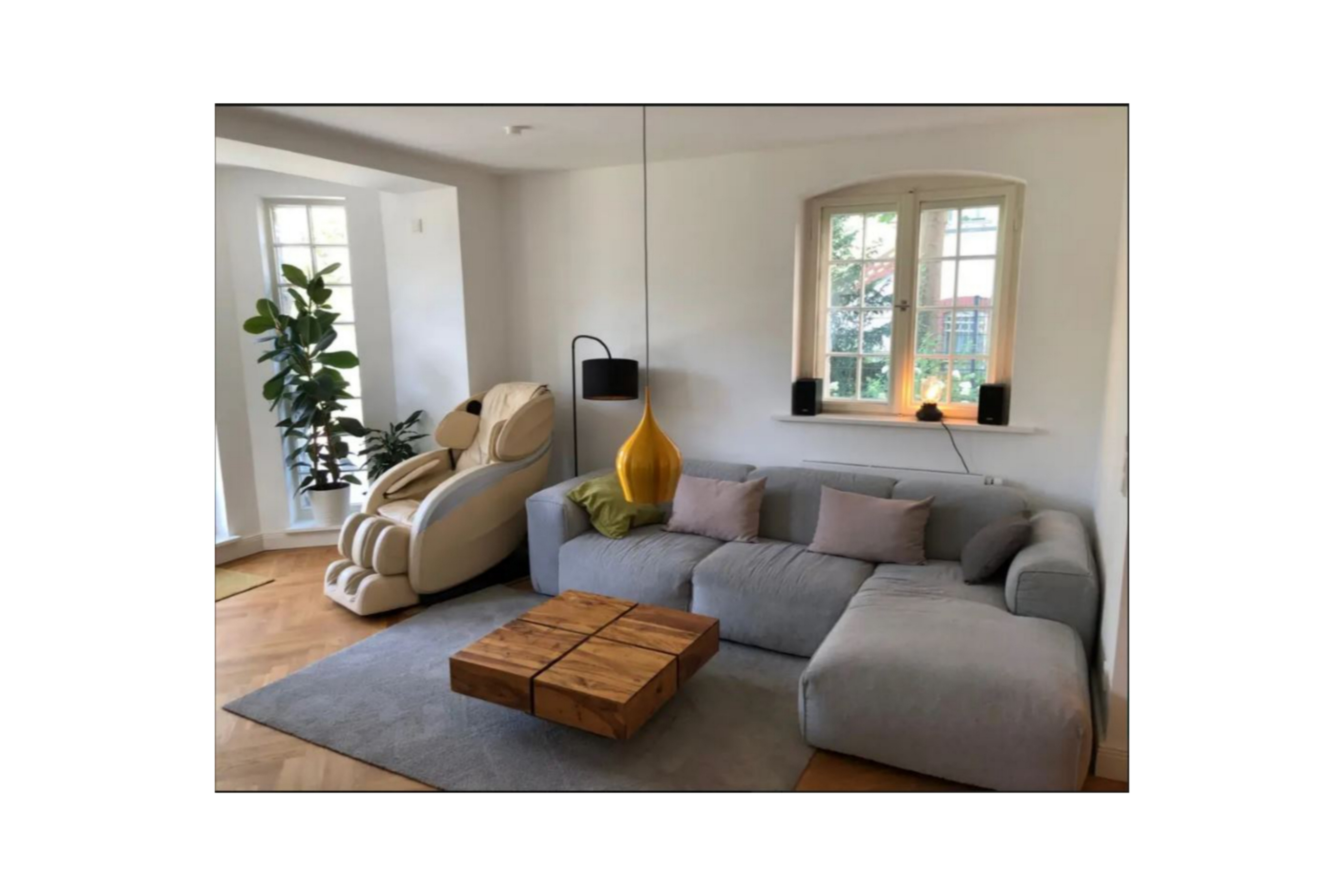 Helle 2-Zimmer-Wohnung, 60 m². Perfekt für Singles/Paare!