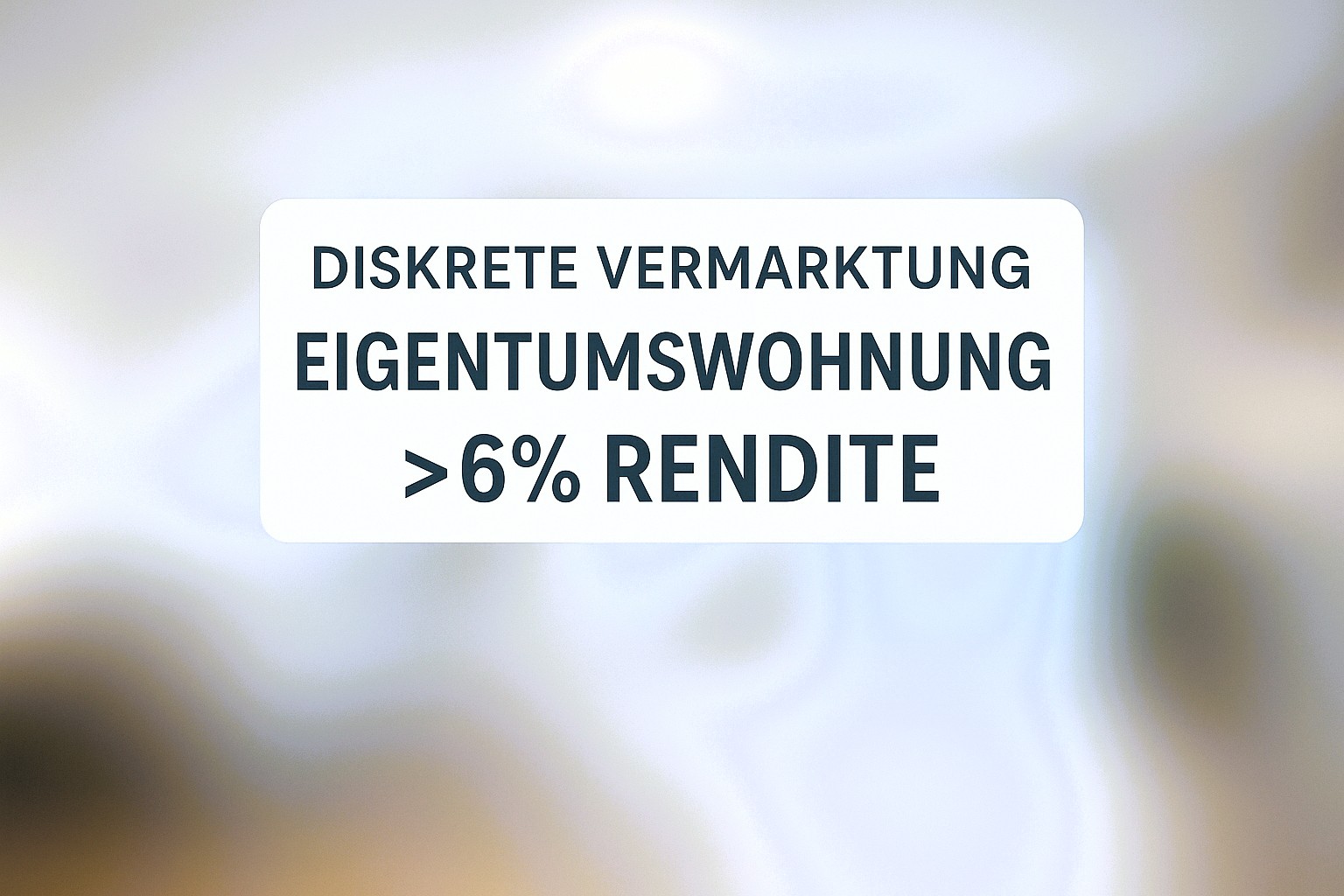 Große Eigentumswohnung mit hoher Mietrendite (6%) oder zur Selbstnutzung